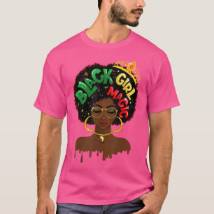 T-shirt Mignonne Black Girl Magique Black Histoire Mois Bl
