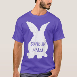 T-shirt Mignonne Bunny Mama Maman Lapin Amateurs Filles Mè