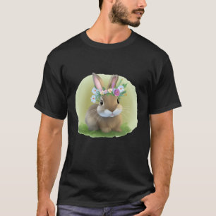 T-shirt Mignonne Bunnyfor Pâques pour une humeur positive