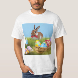 T-shirt Mignonne Bunnyfor Pâques pour une humeur positive