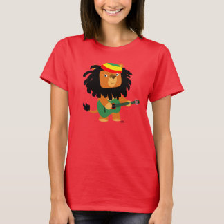 T-shirt Mignonne caricature Lion de Sion Femmes