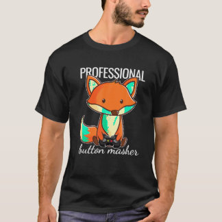 T-shirt Mignonne Cartoon Baby Fox Professional Button Mash