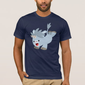 T-Shirt Mignonne Cartoon Mischievous Baby Unicorn