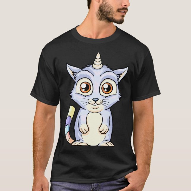 T-shirt Mignonne Caticorne (Devant)