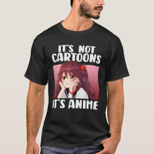 T-shirt Mignonne Ce n'est pas des caricatures C'est Anime