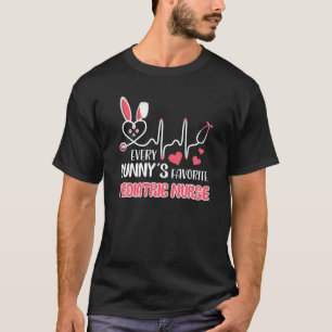 T-shirt Mignonne Chaque lapin est une infirmière pédiatriq