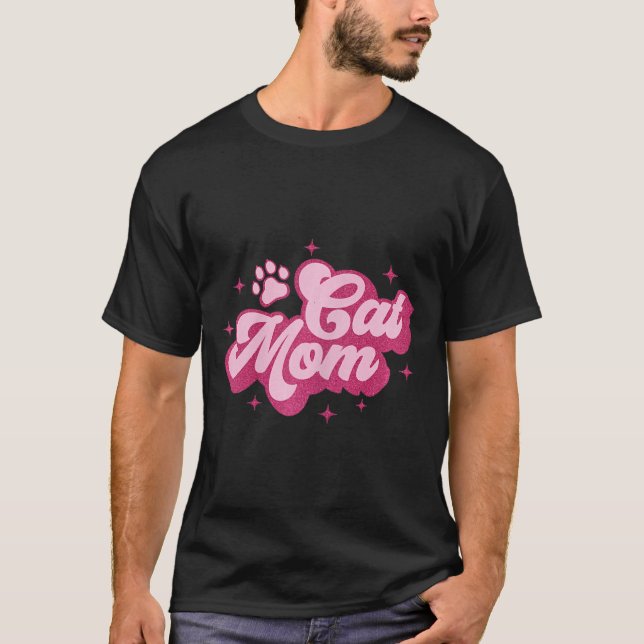 T-shirt Mignonne chat Mam Chat Mama Kitty Kitten Chat Mama (Devant)