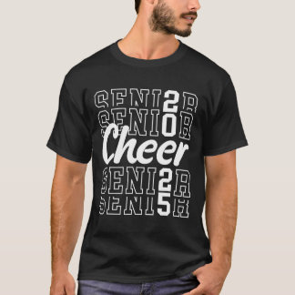 T-shirt Mignonne Cheer Senior 2025 Cl De 2025 Senior Cheer