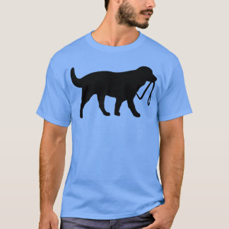 T-shirt Mignonne chien avec laisse amis cadeau