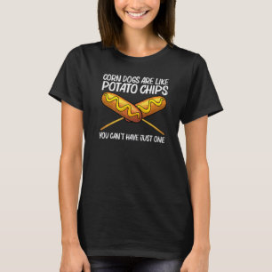 T-shirt Mignonne Chien De Maïs Hommes Chien De Maïs Restau