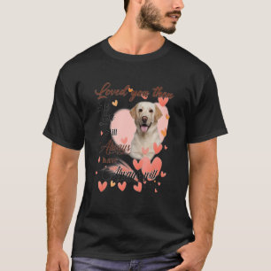 T-shirt Mignonne Chien Maman Coeurs Joyeux Fête des Mères