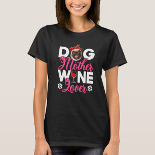 T-shirt Mignonne Chien Mère Carlin Chien Fête des Mères 1