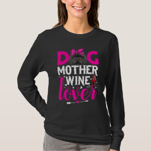 T-shirt Mignonne Chien Mère Terre-Neuve Chien Fête des Mèr