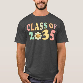 T-shirt Mignonne classe De 2035 Jardin d'enfants Prek gran