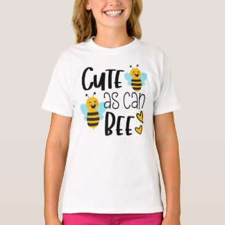 T-shirt Mignonne Comme Peut Être Abeille De Miel, Citer Pu