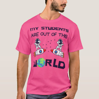 T-shirt Mignonne Conception De Professeur Mes Étudiants En
