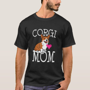 T-shirt Mignonne Corgi Chien Maman Corgi Corgi Buttes Corg