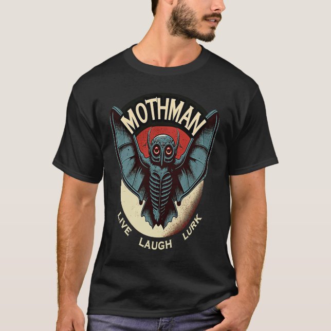 T-shirt Mignonne Cryptid Mothman 6 (Devant)