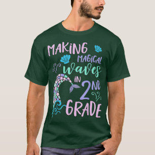 T-shirt Mignonne de 2e annéeFilles de la 2e année de fabri