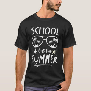 T-shirt Mignonne Dernière Journée D'Écoles Sorties Pour Th