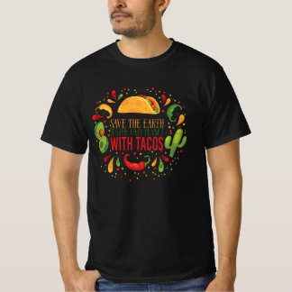 T-shirt Mignonne & Drôle Sauver la Terre C'est le seul pla
