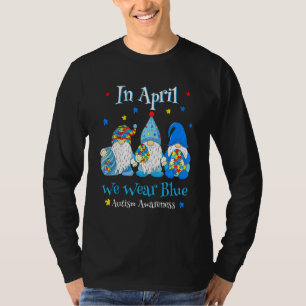 T-shirt Mignonne En Avril Nous Portons Sensibilisation sur