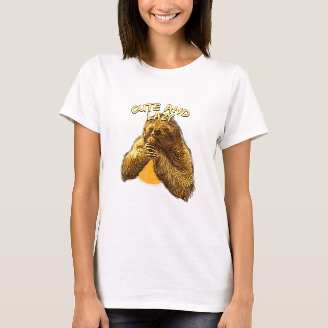 T-shirt Mignonne et lazy mème mème mème mème mème mème ani (Devant)