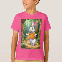 "Mignonne et mignonne : Mode enfant lapin rose"
