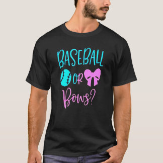 T-shirt Mignonne Ethnic Baseball ou Bows Genre Revevela Pa