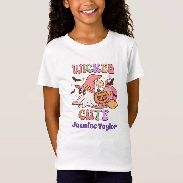 T-Shirt Mignonne, Fantôme Super (Devant)