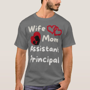 T-shirt Mignonne femme Maman Assistant principal Cadeau pr