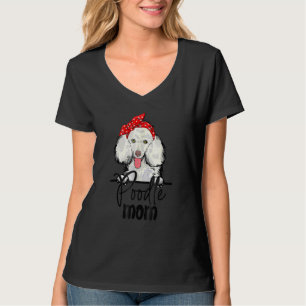 T-shirt Mignonne fête des mères pour chien ami Poodle 1