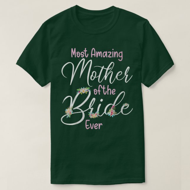 T-shirt Mignonne fille Mariage Maman Extraordinaire Mère D (Design devant)