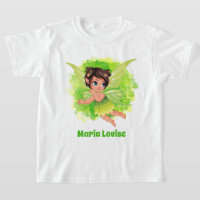 mignonne filles verte fairy ajouter nom 