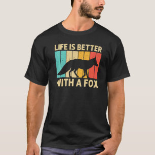 T-shirt Mignonne Fox Pour Hommes Femme Fennec Fox Arctic F