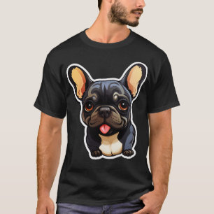 T-shirt Mignonne Français Bulldog Français Amoureux des ch