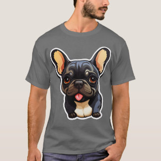 T-shirt Mignonne Français Bulldog Français Amoureux des ch