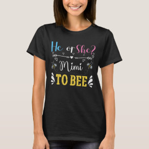 T-shirt Mignonne genre révèle MiMi bee word art