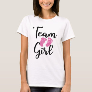 T-shirt +Mignonne Genre révéler Team girl