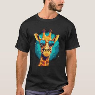T-shirt Mignonne Giraffe Hommes Femmes Enfants 23