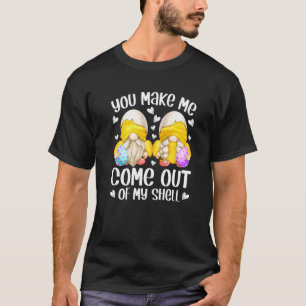 T-shirt Mignonne Gnome De Poussins De Pâques Dit Pour Les
