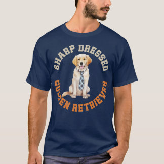 T-shirt Mignonne Golden Retriever Chien