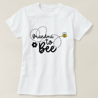 T-shirt Mignonne grand-mère abeille mot art