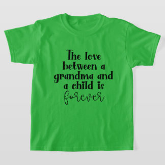 T-shirt mignonne grand-mère amour mot art unisex