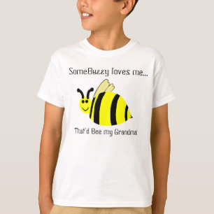 T-shirt Mignonne grand-mère m'aime Bumble Bee Shirt