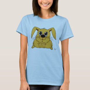 T-Shirt Mignonne Gros Lapin Femme Bébé Poupée