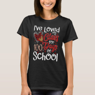 T-shirt Mignonne J'aime Ma Classe Depuis 100 Jours 100e Jo