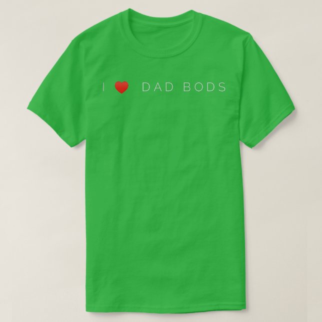 T-shirt Mignonne J'Aime Papa Bods (Design devant)