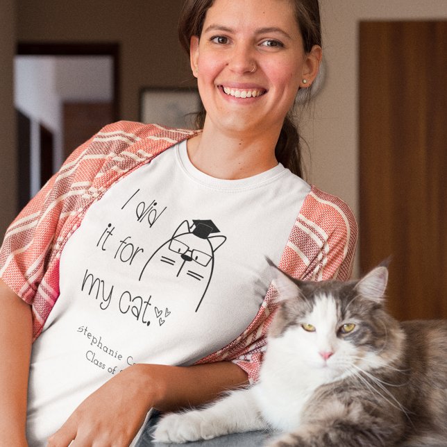 T-shirt Mignonne Je L'Ai Fait Pour Mon Nom De Chat 2025 Gr (Créateur téléchargé)