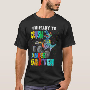 T-shirt Mignonne Je suis prêt à écraser la maternelle Dino